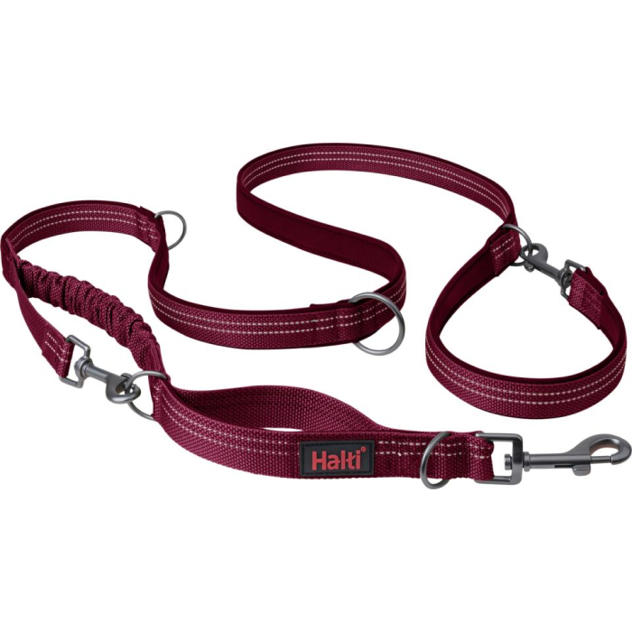 Halti Anatomy Multifunktions Hundeline Håndfri Hundesnor Magenta, 2 M