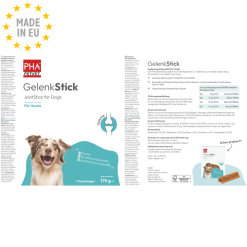 Pha Pet Vet Joint Stick fodertilskud til Hund, Joint/led & Mobilitet, 175g - Billede 3