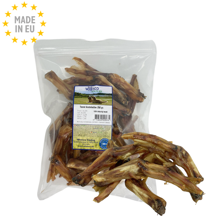 Whesco Andefødder Sprød Naturlig snack til Hund 250g, EU