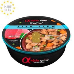 Alpha Spirit Real Food Fish Stew Komplet Vådfoder Måltid til Hund, Tun, 280g, EU