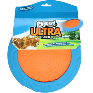 Chuckit! Ultra Flight Frisbee - Slidstærk Legetøj til Hund, 22 cm