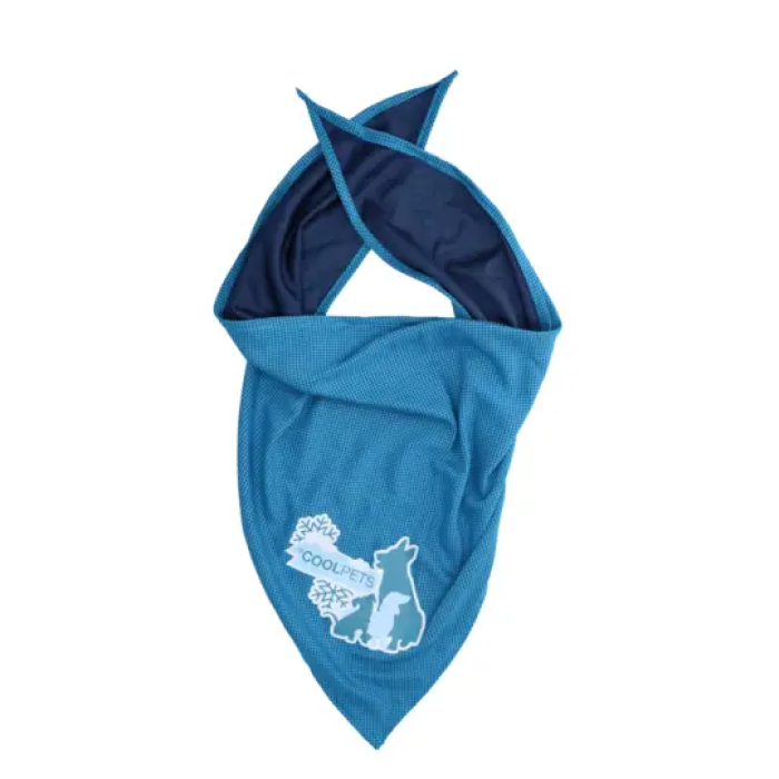 CoolPets Cooling- Køle Bandana Til Hund 30x30cm S Blå