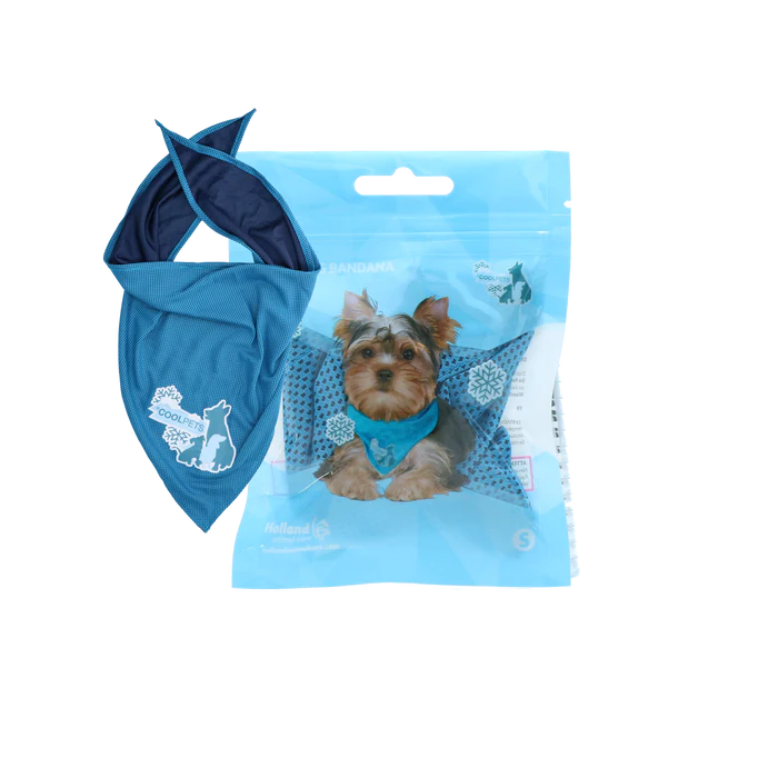 CoolPets Cooling- Køle Bandana Til Hund 30x30cm S Blå