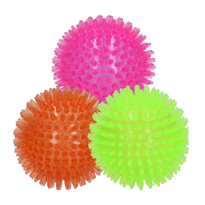 Dog Comets Exoplanet Håndfør Flyde Legetøj til Hund M Ø6cm, Pink/ Orange/Grøn