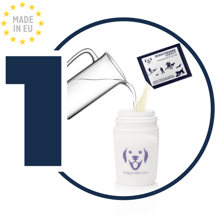 Doggyshake Energy - Instant Pulver/Drikke Tilskud Til Hunde, 24 Pak - Billede 2