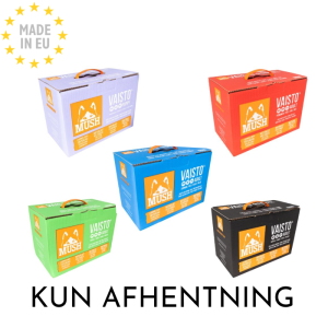 MUSH Vaisto Barf Naturlig Hundefoder 10 Kg (41 x 245g) - Forudbestilling