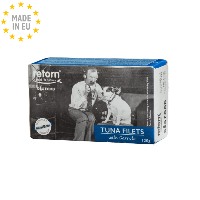 Retorn Naturligt vådfoder Kornfri Til Hund Tun, 120g, EU