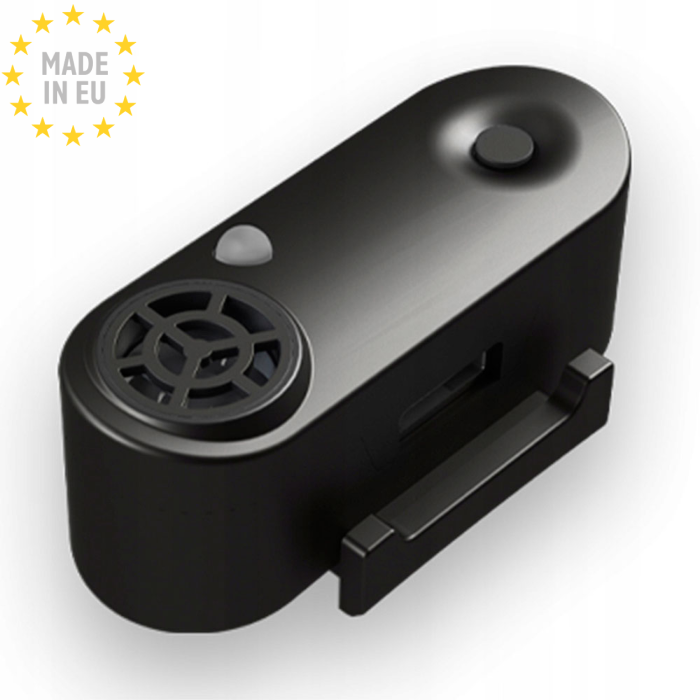 TICKLESS Mini Mod Flåter - Fri for Kemi - Genopladelig - Ultralyd Til Hund & Kat - Til halsbånd, Sort