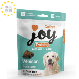 Calibra Joy Trainings Bites Semi-Moist Godbid til Hund, Vildt & And 300 g EU