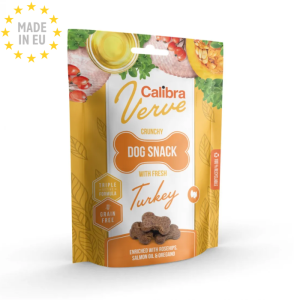 Calibra Verve Crunchy Snack Godbid til Hund, Kalkun 150 g EU