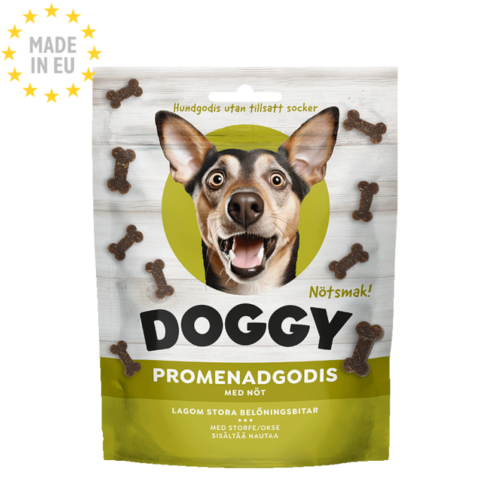 Doggy Semi-Moist Bløde Godbidder m. Okse 150 g, EU