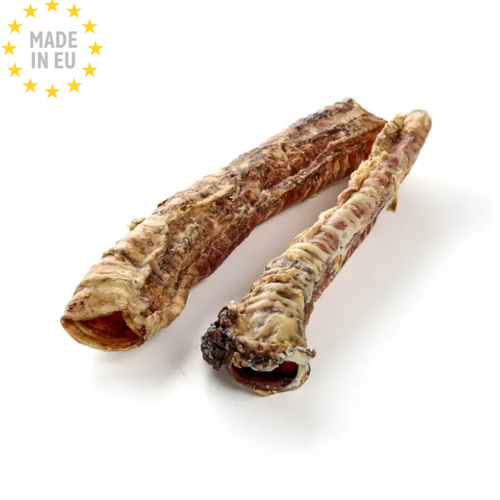 Kauartikel Heste Luftrør Lang, Naturlig Snack til hund 250g, EU