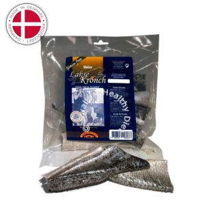 Kronch Lakseskind med Kød Naturlig Snack Til Hunden 50g