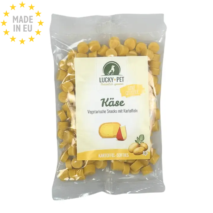 Lucky Semi-Moist Bløde Godbidder m. Ost og kartoffel 200 g, EU