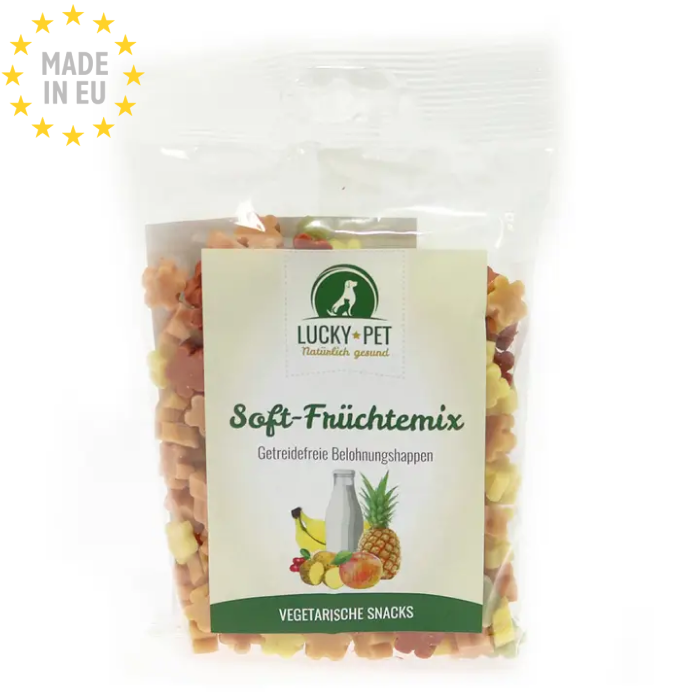 Lucky Semi-Moist Bløde Godbidder Til Hund Fruft Mix 200 g, EU