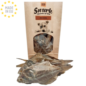 Sn'urk Rødspætte Sund Naturlig Snack til hund 100g, Fra EU