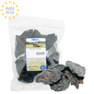 Whesco Kalkun Lever Naturlig Hundesnack 200 g, Fra EU