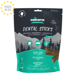 Chicopee Kornfri, Fedtfattig og Veganske Dental Sticks 300g, EU