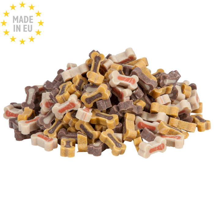 Sjöbogårdens Duo bones Dog Treats Semi-Moist Bløde Godbidder Svin/okse, 200g