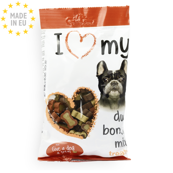 Sjöbogårdens Duo bones Dog Treats Semi-Moist Bløde Godbidder Svin/okse, 200g