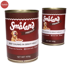 Småland Vådfoder m. okse 400g x 6 stk (Pakke tilbud), Fra Tyrkiet