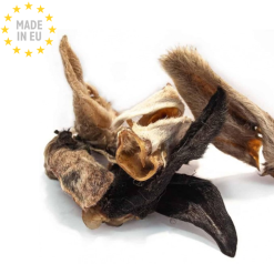 Whesco Lamme øre m. pels tørret Naturlig Snack til hund 1000g, Fra EU