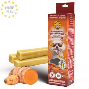 Cheez Nepalesisk Hundesnack Tyggeben m Gurkemeje S, 3 x 25g EU