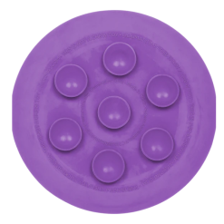 LickiMat Ufo, Slow feeder Skål til hund 100% Naturgummi Ø19x19 cm