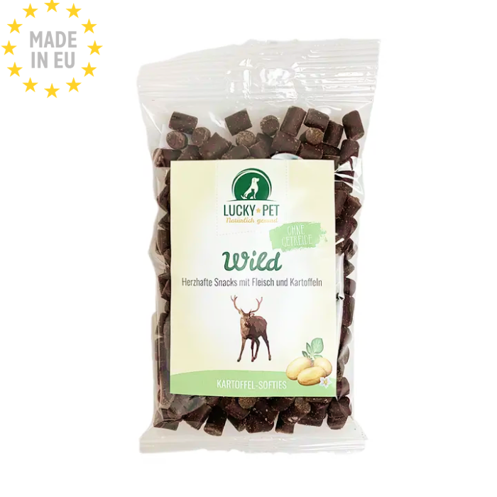 Lucky Semi-Moist Bløde Godbidder m. Hjort & Kartoffel 200 g, EU