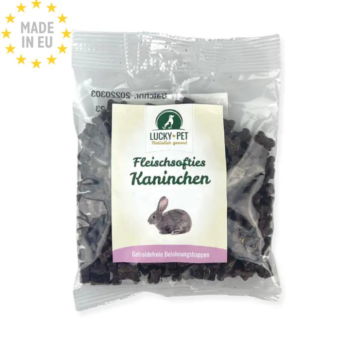 Lucky Semi-Moist Bløde Godbidder m. Kanin & Fjerkræ 200 g, EU