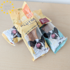 Plutos Healthy chews 100 % Naturlig Tandrendende Oste tyggeben 3 x Medium, EU Ass smag