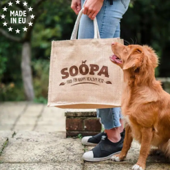 Soopa Jute Taske Til Livet, Fairtrade, 39x35x15cm, EU