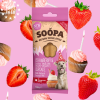 Soopa Senior Dental Sticks Jordbær & Kokos-Cream Cupcake Vegansk, 100g (4x25g), EU