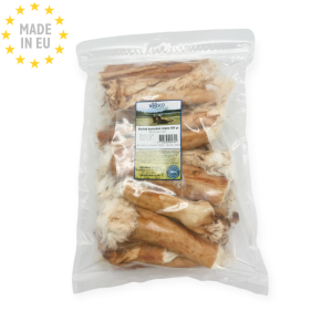 Whesco Kaninskind med pels Naturlig Kødben/Hundesnack 500g, EU
