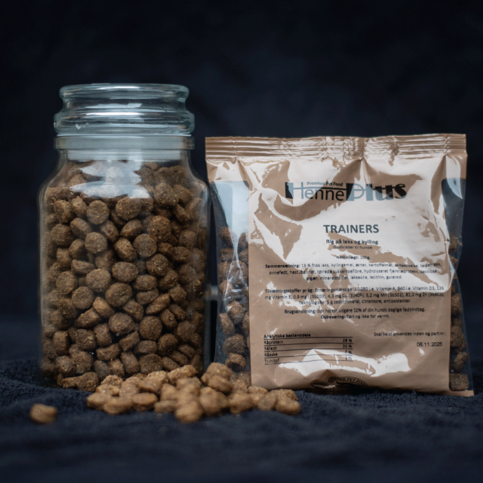 Henne Trainers Vaks Sprøde Godbidder Laks & Kylling, 400g, Made in DK