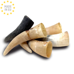 Kauartikel Okse Horn Holdbar Tyggesnack Lav Fedt Naturlig til hund 1 stk, EU