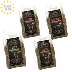 Lucky's Black Label FODERPRØVE Test din hund Hundefoder 200g, EU