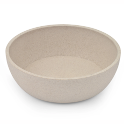 Nayeco Bamboo Dog Foder Hundeskål Ø17x5cm, Beige