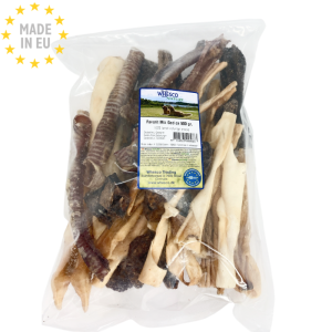 Whesco Favorit Mix Ged Naturlige Snacks til Hund, 500 g, EU