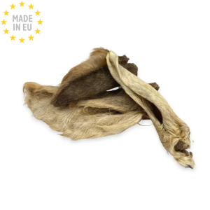 Wolf's Nature Vildged - Ører med Pels Naturlig Snack til Hund 150g, EU