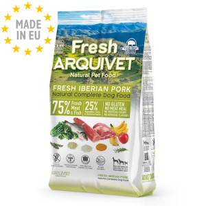 Arquivet Fresh Iberisk Pork Semi Moist Komplet Hunde Foder, Svinekød 2,5 kg, EU
