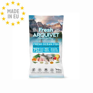 Arquivet Fresh Oceanic fish Semi Moist Komplet Hunde Foder, Fisk & Kylling 100 g, EU