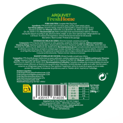 Arquivet Fresh Stew Komplet Kornfri Vådfoder Måltid til Hund, Griseøre, 280g, EU