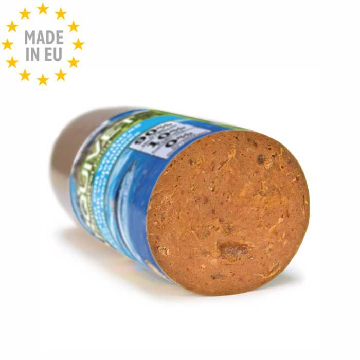 Arquivet Natural Vådfoder Pølse Hund, Fisk & Grønsager 500g, EU