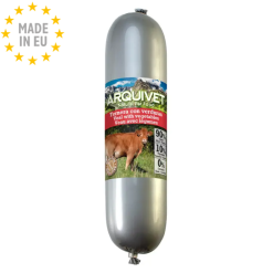 Arquivet Natural Vådfoder Pølse Hund, Okse & Grønsager 500g, EU