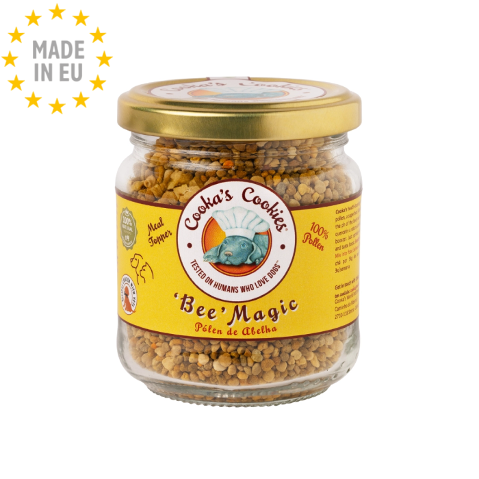 Bee -Magic Meal Topper Hundemad og Foder pynt til hund 100 % Naturligt Tilskud, Cooka's Cookies, EU