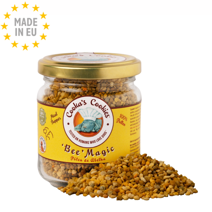 Bee -Magic Meal Topper Hundemad og Foder pynt til hund 100 % Naturligt Tilskud, Cooka's Cookies, EU