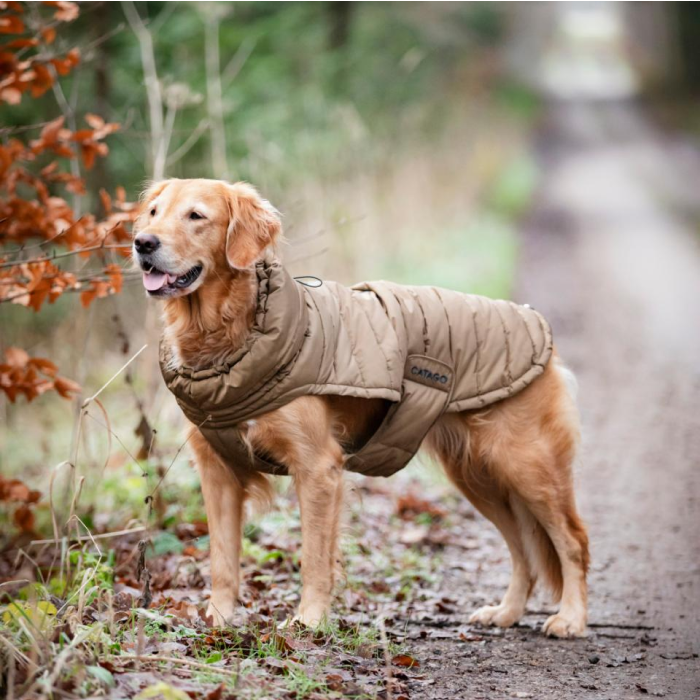 Catago FIR-Tech puffer Hundedækken Kangaroo/ Brun, 25-80 cm - Billede 3