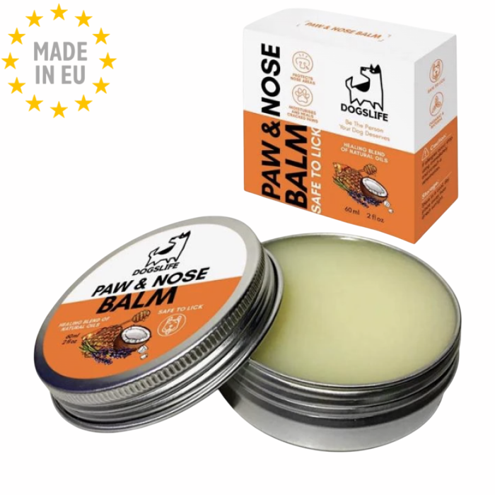 Dogslife Paw & Nose Balm Salve Til Hundens Poter og Snude, 60ml, EU