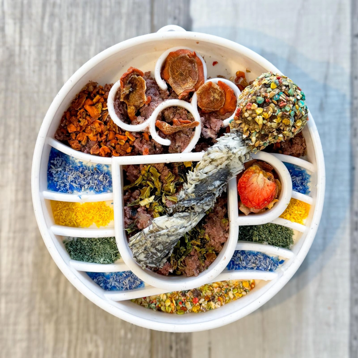 Green Spirulina Meal Topper Hundemad og Foder pynt til hund 100 % Naturligt Tilskud, Cooka's Cookies, EU - Billede 3